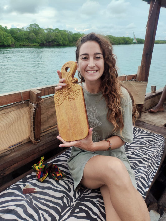 HANDMADE SWAHILI CHOPPING BOARD/ CHEESE BOARD/ CHARCUTERIE BOARDS
