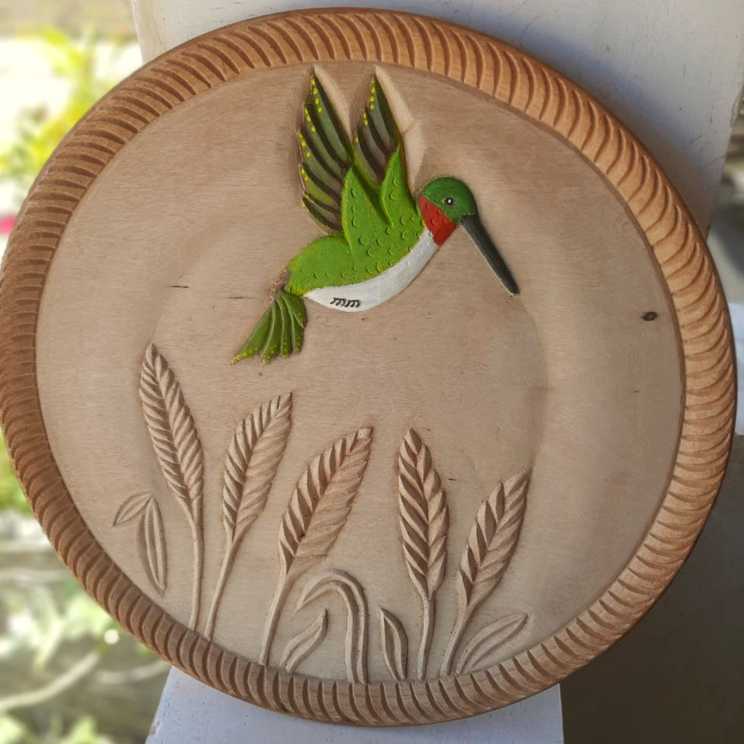 HANDCARVED SWAHILI DECORATIVE WOODEN WALL PLATES