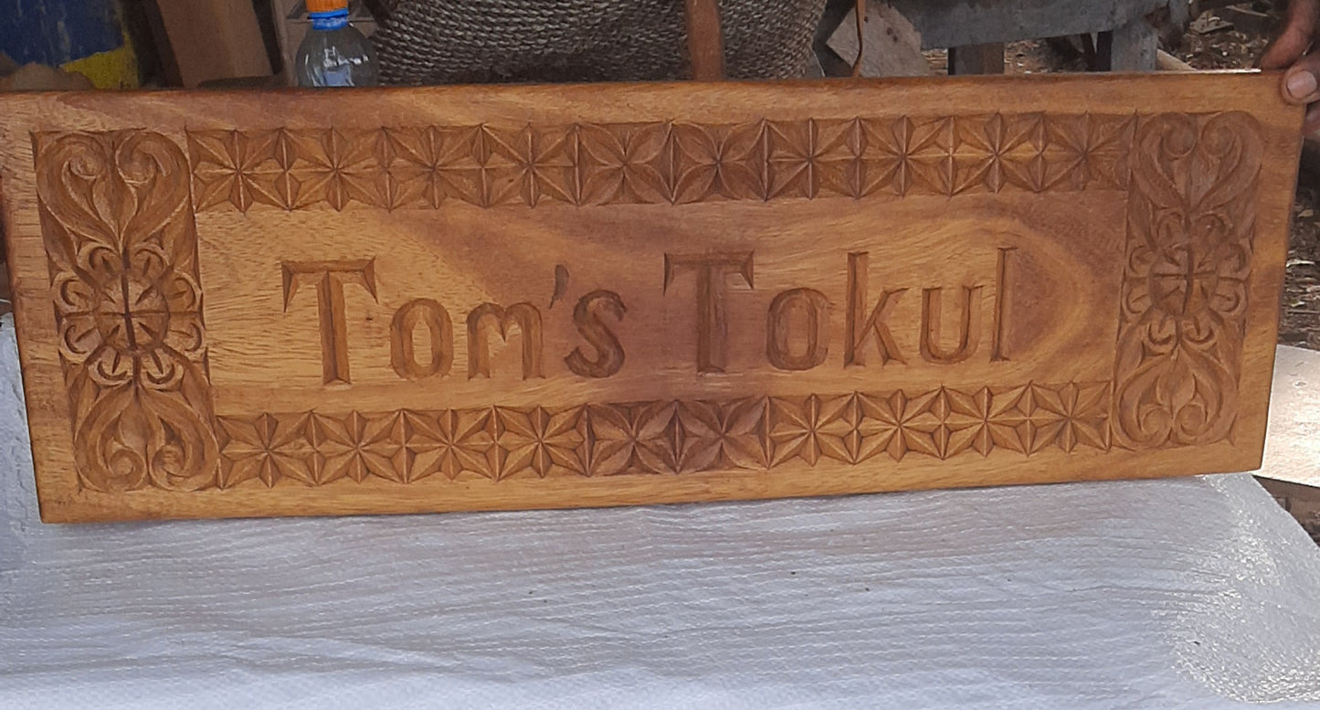 HANDMADE SWAHILI WOODEN WALL HANGINGS & SIGNBOARDS